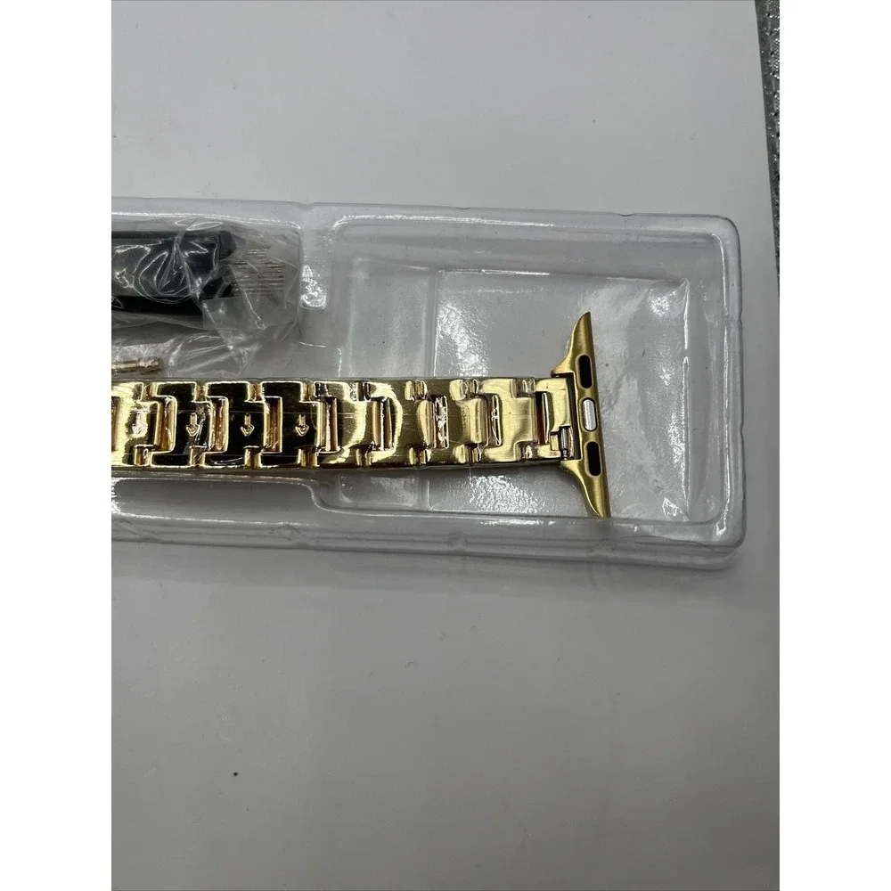 Women's Bracelet iWatch Band Gold Strap for Apple Watch 9 8 7‎ 6 5